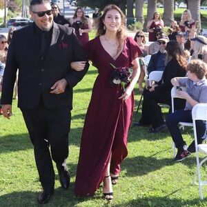 Wrap Crossover Plunge Dress